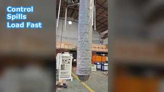 Rynna załadowcza ze stali nierdzewnej,